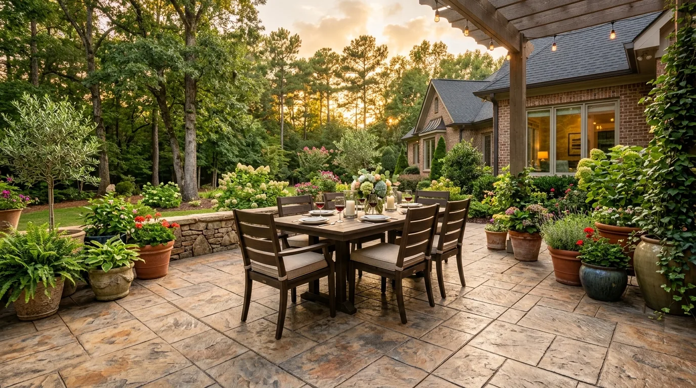 Macon Concrete: Stamped vs. Broom Finish — Which Is Right for You?